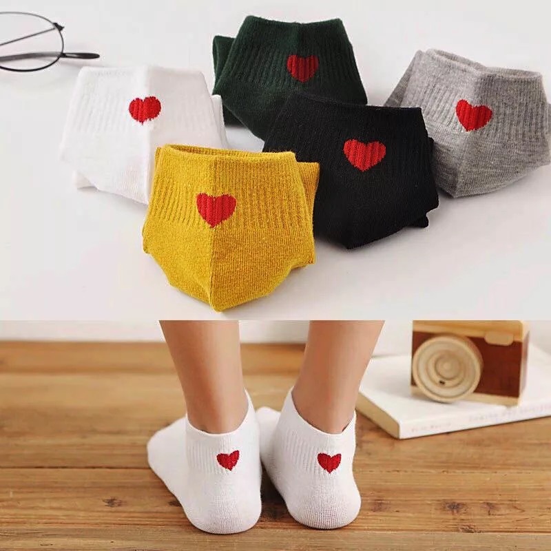 High Quality Hot New Random Color 10 Pairs Free Size Cotton Short Socks Unisex Women Cartoon Cute Fashion Korean Ins Style Breathable Ankle Socks