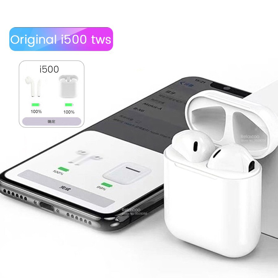 Tai nghe bluetooth không dây i1000 i500 tws. Full chức năng tháo tai dừng nhạc, đổi tên, định vị, cài đặt chạm cảm ứng | BigBuy360 - bigbuy360.vn