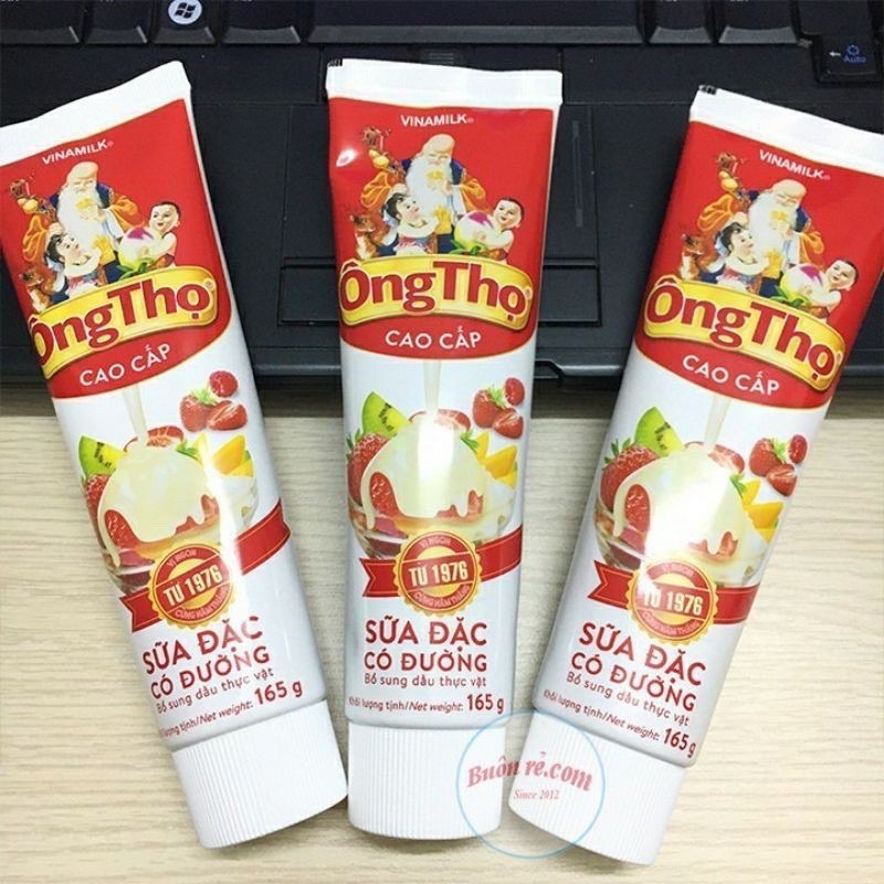 Sữa đặc Ông Thọ Dạng tuýp 165g