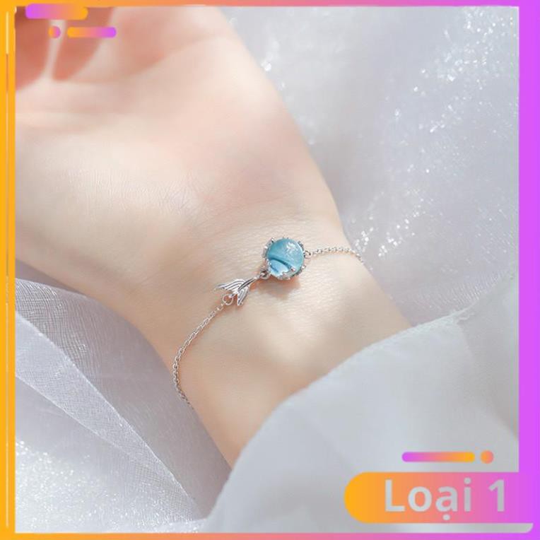 [Khuyến Mãi Sốc] Lắc tay bạc nữ bọt biển đuôi cá nhỏ dễ thương | BigBuy360 - bigbuy360.vn