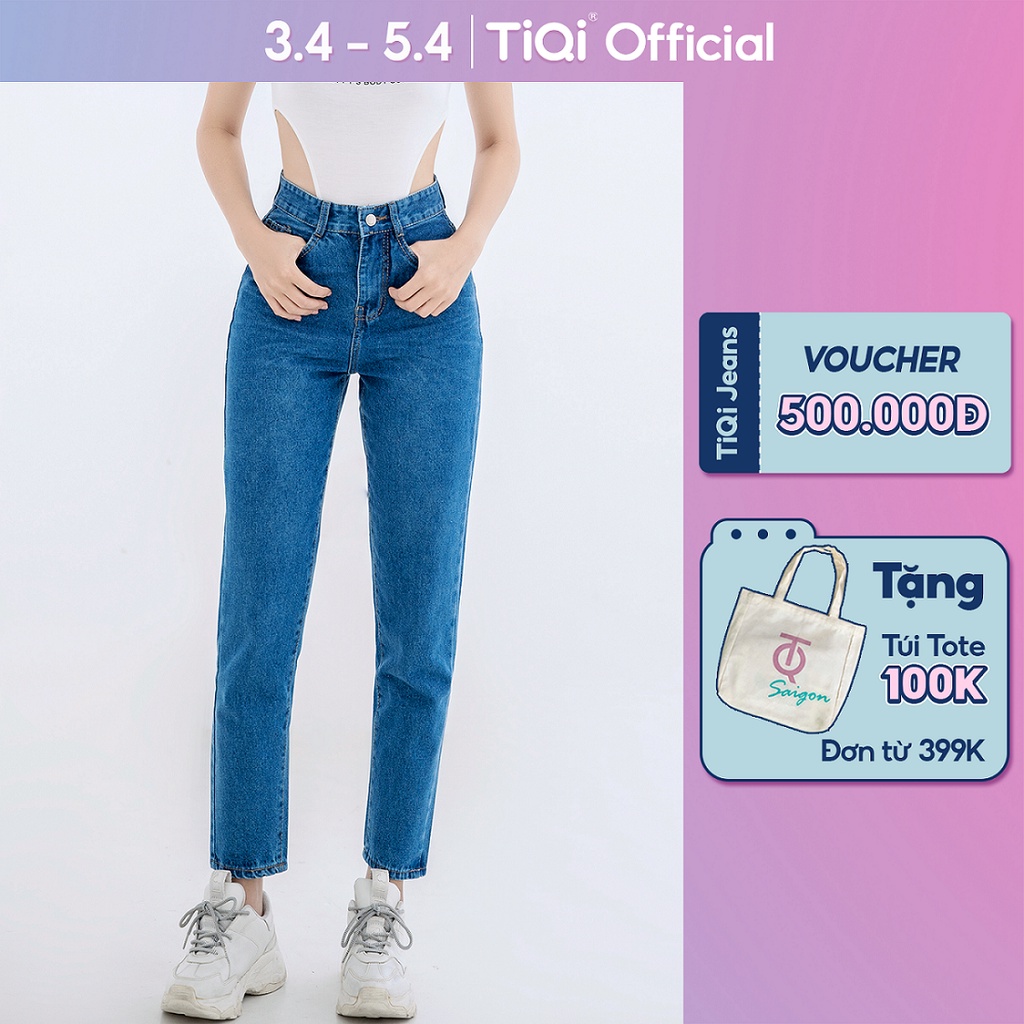 Quần Baggy Jean Trơn Hot Trend  TiQi Jeans B1-211