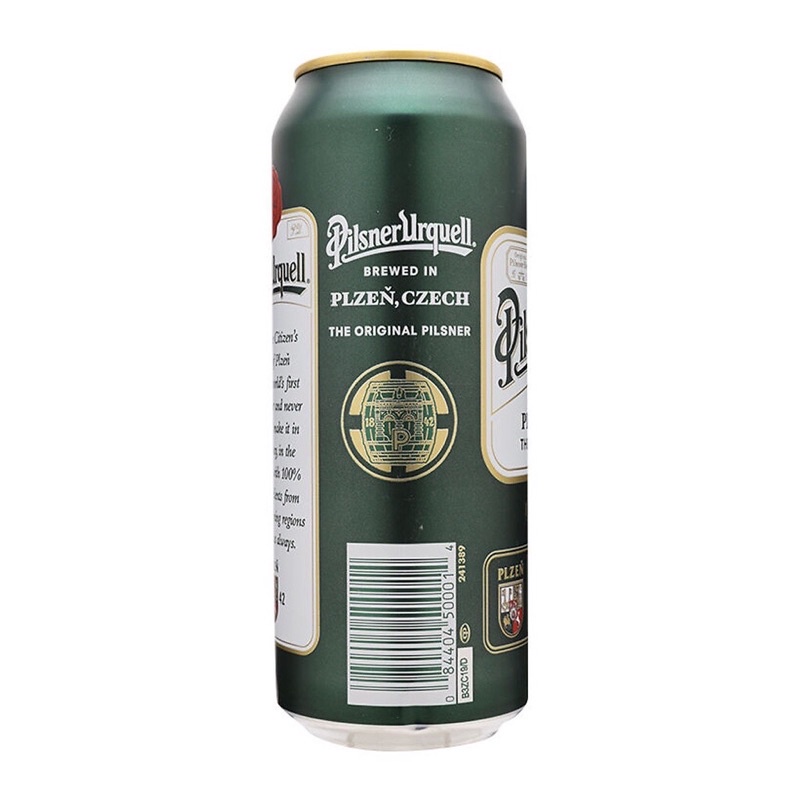 Bia Pilsner Urquell - nhập khẩu Tiệp - 6 lon 500ml