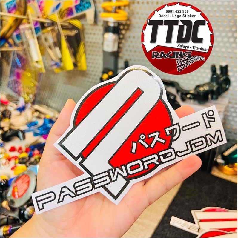 [ Giá 1 tem ] Tem Sticker Logo Japan ✌