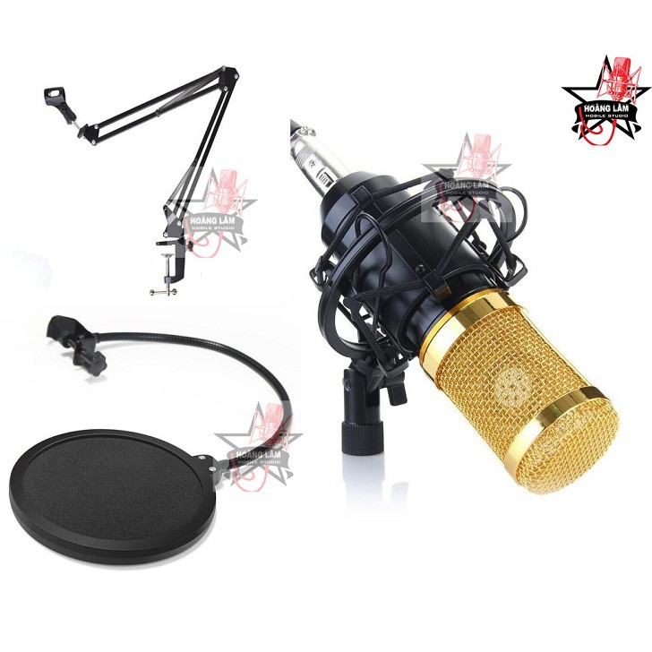 Chân Kẹp Micro và Màn Lọc Mic