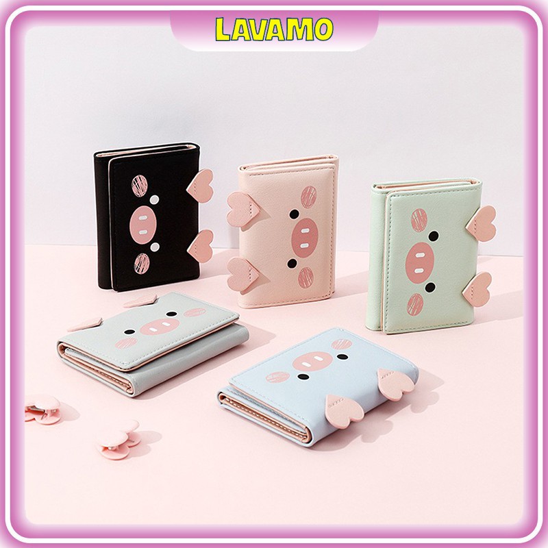 Ví nữ mini ngắn cute dễ thương nhỏ gọn bỏ túi thời trang cao cấp đẹp giá rẻ VD297