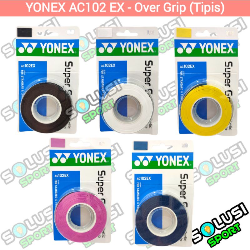 Phụ Kiện Bọc Tay Cầm Vợt Cầu Lông Yonex AC102EX Bằng Cao Su Mỏng
