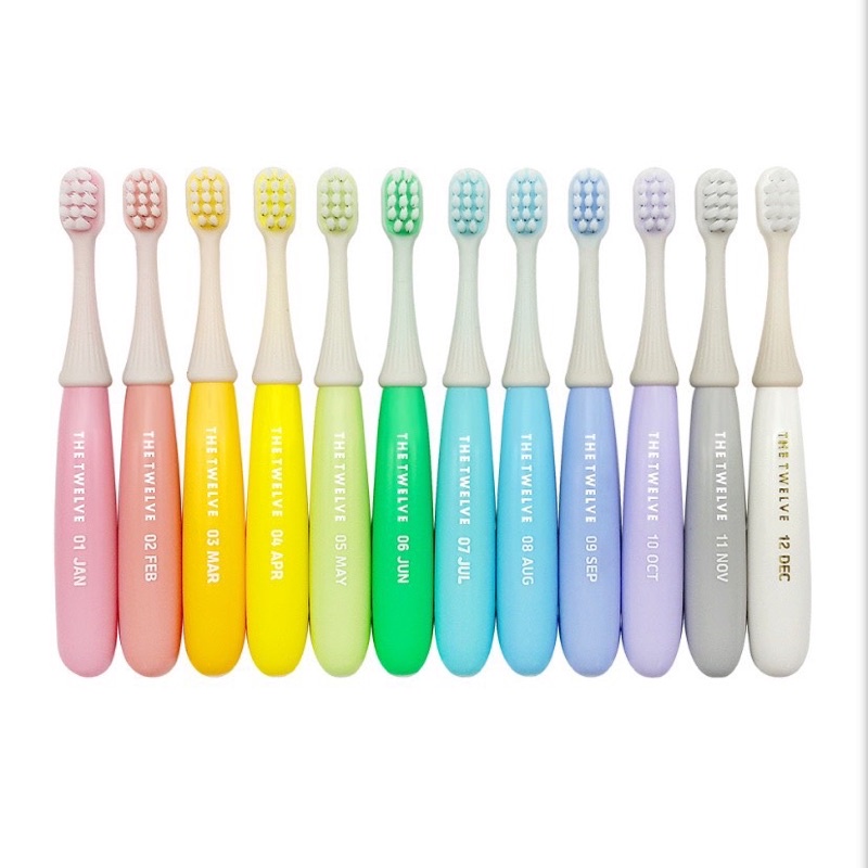 - Bàn chải The Twelve Hàn quốc lông tơ mềm cho bé,bàn chải cao cấp dành cho bé 1-8 tuổi Hàn Quốc