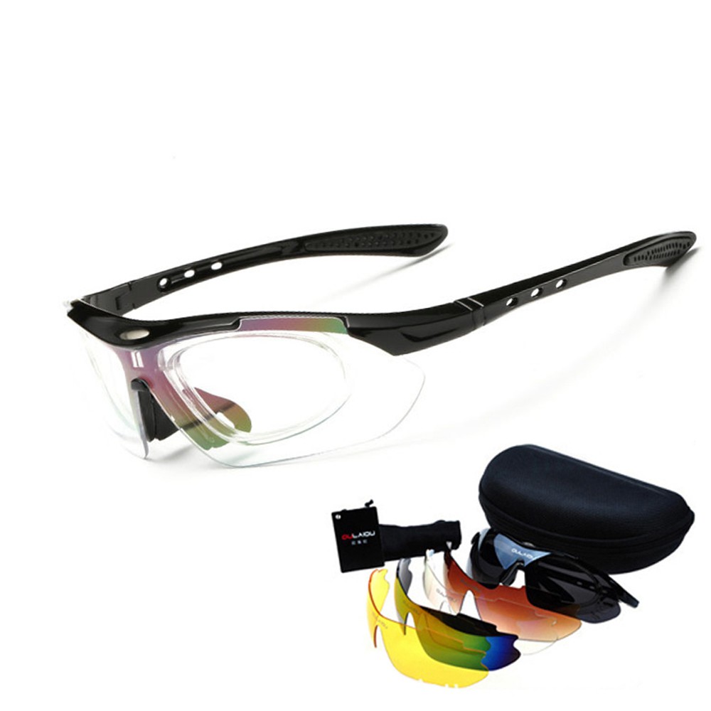 AIELBRO Bộ Kính 5 IN 1 Kính mát thể thao Kính đi xe đạp thành phố Kính thời trang | BigBuy360 - bigbuy360.vn