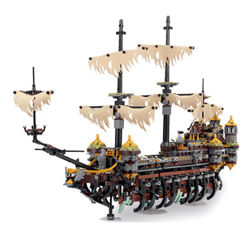 Đồ chơi Lắp ghép Mô hình Pirate Of The Caribbean The Slient Mary 16042 Con Tàu Quà Cho Bé Trai 99024