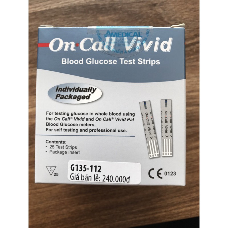 Que thử đường huyết On Call Vivid