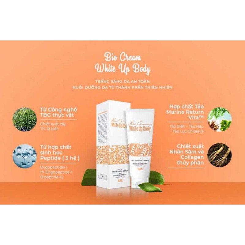 Kem Dưỡng Trắng Da  Bio Cream White Up Body