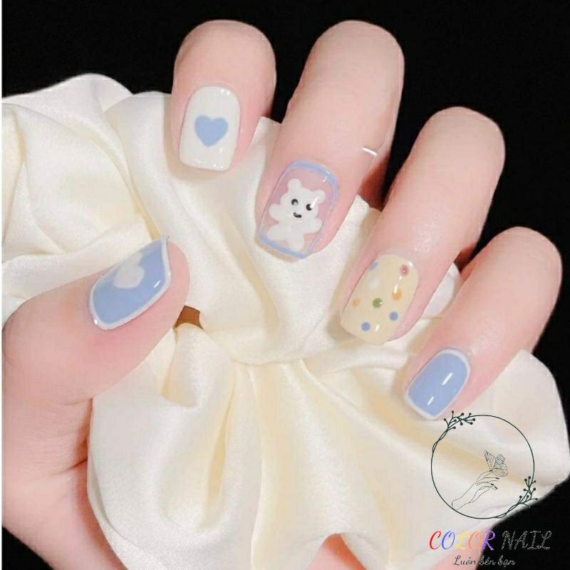Nail box- Móng up thiết kế : Dễ thương