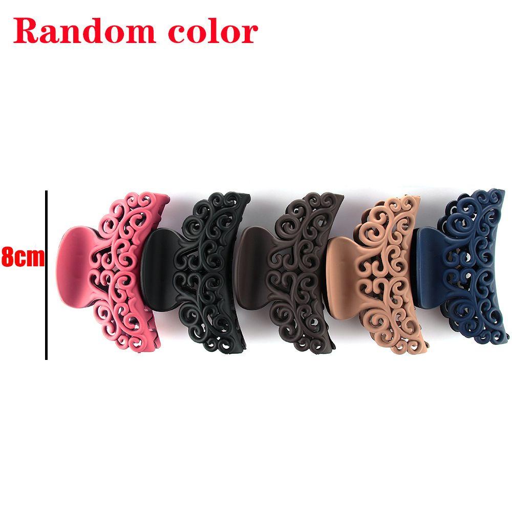 Kẹp Tóc Nhựa Màu Sắc Ngẫu Nhiên Kích Thước Lớn