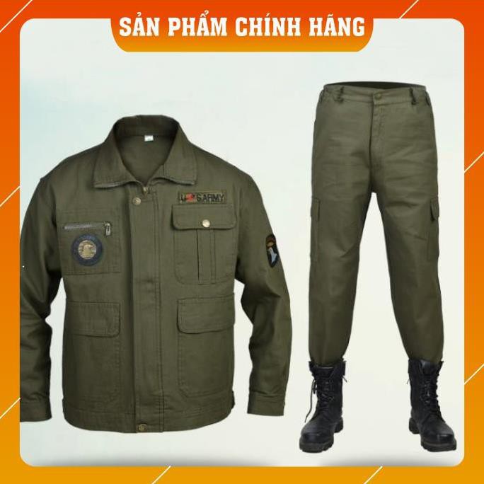 [FreeShip – Giảm 30k] Quần Áo Lính Mỹ US ARMY Giá Rẻ - Quần Túi Hộp Nam Kiểu Lính