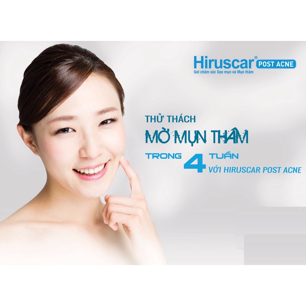 Gel Làm Mờ Sẹo Và Thâm Do Mụn Hiruscar Post Acne (5g,10g) Thụy Sĩ