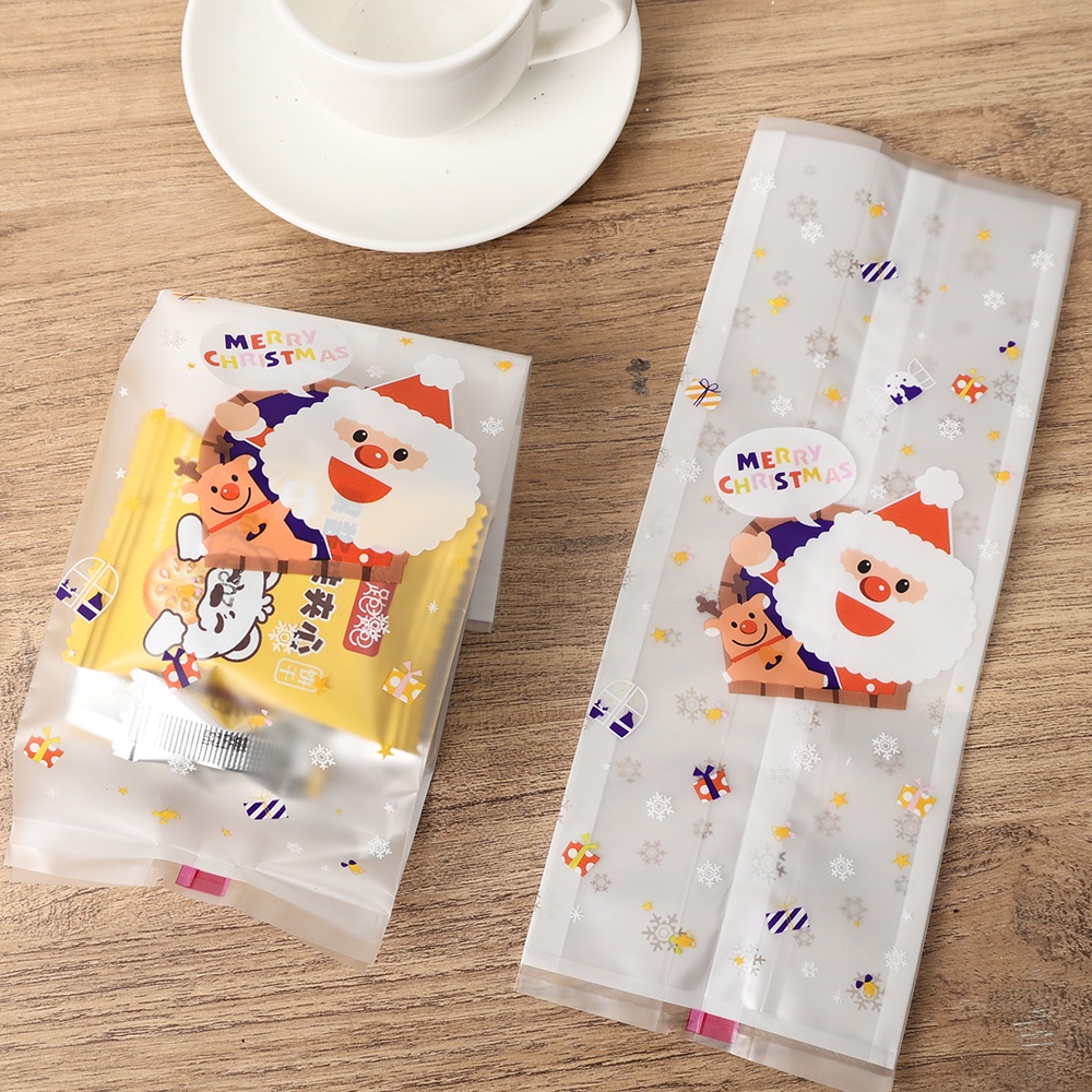 Sản Phẩm Trang Trí Giáng Sinh / Túi Đóng Gói Bánh Quy Trong Suốt Tự Dính / Tự Dính Phong Cách Tự Điều Chỉnh / Nougat &amp; Hộp Quà Tặng