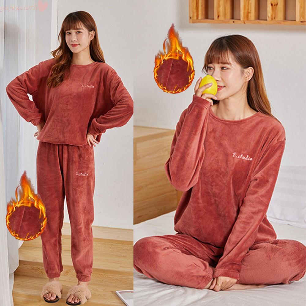 Bộ đồ ngủ vải flannel thời trang mùa đông cho nữ
 | BigBuy360 - bigbuy360.vn