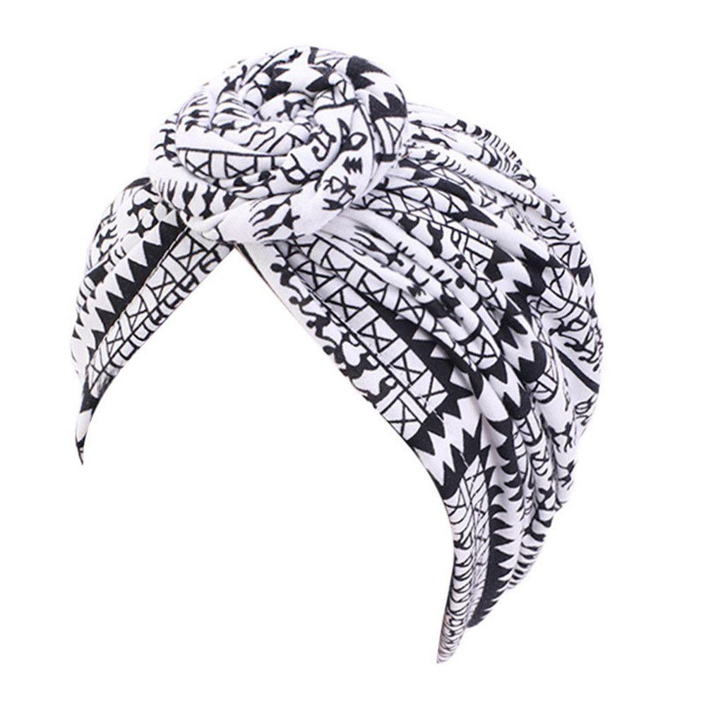 Khăn Trùm Đầu Bằng Cotton Mềm Mại In Họa Tiết Hoa