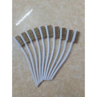 Bàn chải lông thép dùng cọ han rỉ sắt 10 chiếc/đơn hàng