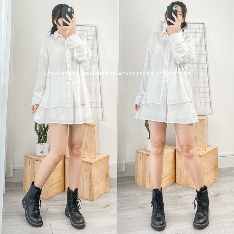 Set áo sơmi quần short - Casie Set