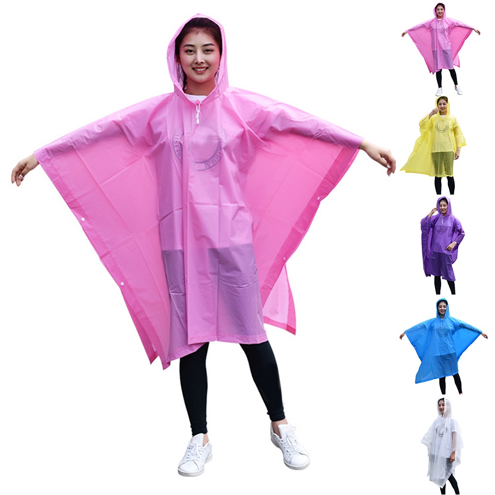 [double]Raincoat Motorbike Electric Scooter EVA Non-disposable Rain Clothes Women Men Lightweight Rain Cape