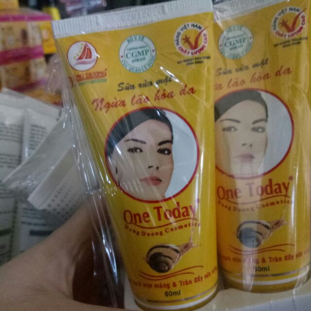 Sữa rửa mặt ốc sên one today