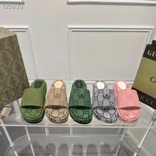 Dép lê nữ GC đế bánh mỳ đế 5p về full bảng màu