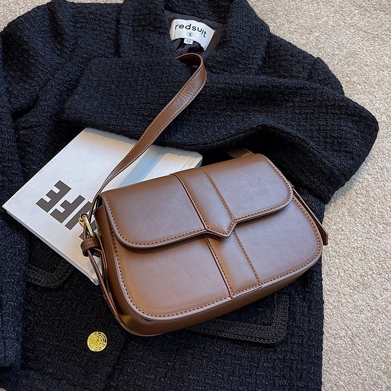 Túi đeo chéo  IELGY hình vuông nhỏ màu trơn đơn giản tùy chỉnh kích thước cho nữ