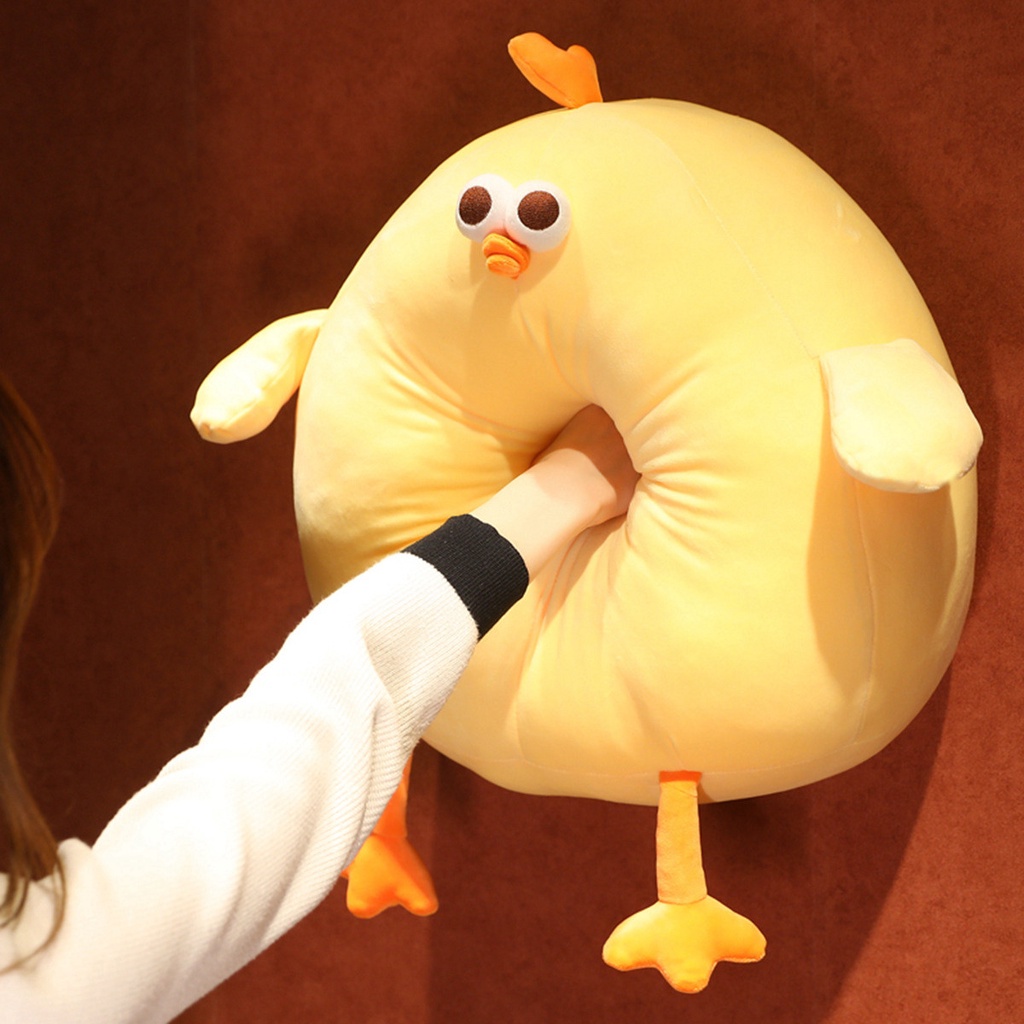 Đồ chơi nhồi bông Hình Chú Vịt Dễ Thương Làm Quà Tặng Giáng Sinh