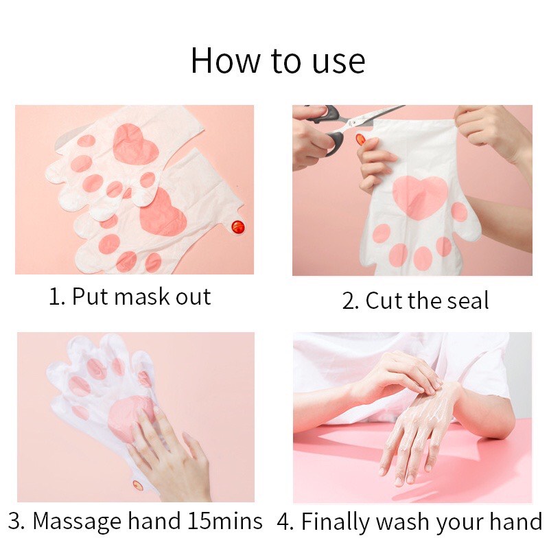 MẶT NẠ Ủ TAY CHÂN MÈO CHONGZI CHÍNH HÃNG