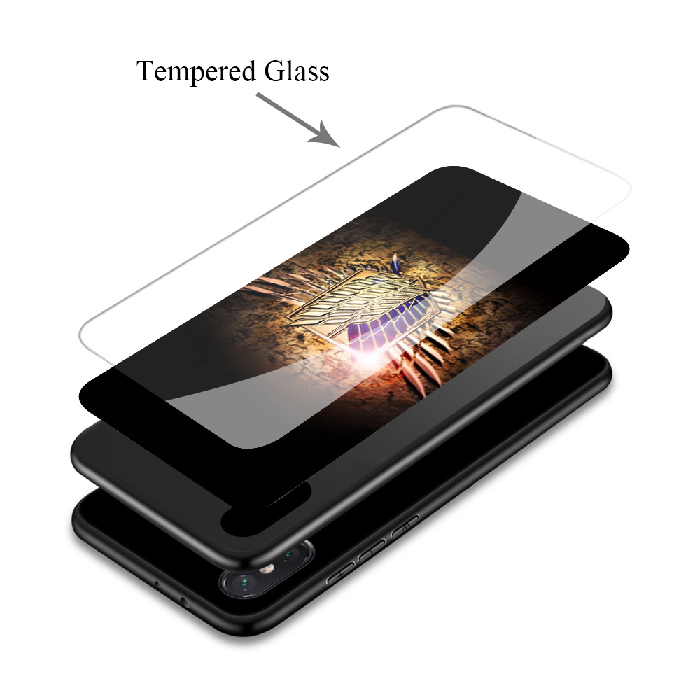 Q66 Attack on Titan Animation Realme 3 Pro 5 Pro C3 6i 6 Q X2 XT Tempered glass Soft Case | BigBuy360 - bigbuy360.vn
