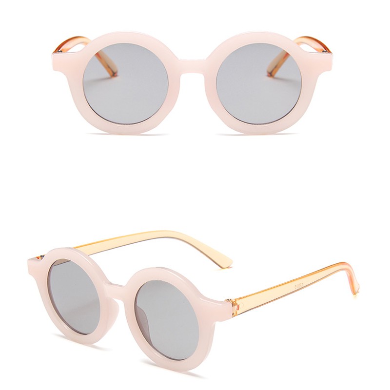 Kính Mát Gọng Tròn Nhiều Màu Thời Trang Cổ Điển Dành Cho Bé