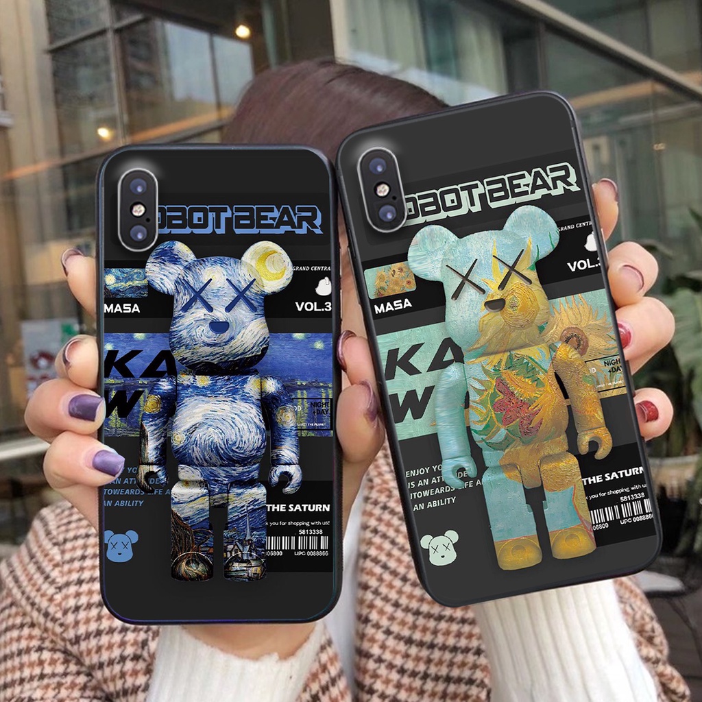 ỐP LƯNG IPHONE X/XS-IPHONE XR -IPHONE XS MAX CỰC ĐẸP BỀN RẺ SIÊU HOT GẤU BEARBRICK