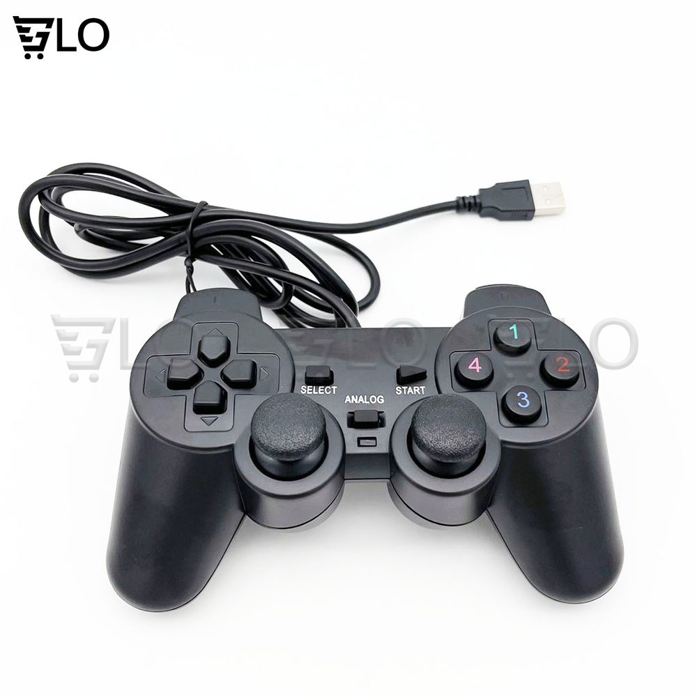 Tay Cầm Chơi Game Đơn Có Rung Cổng USB - Gamepad Cho PC Laptop Chơi FO4