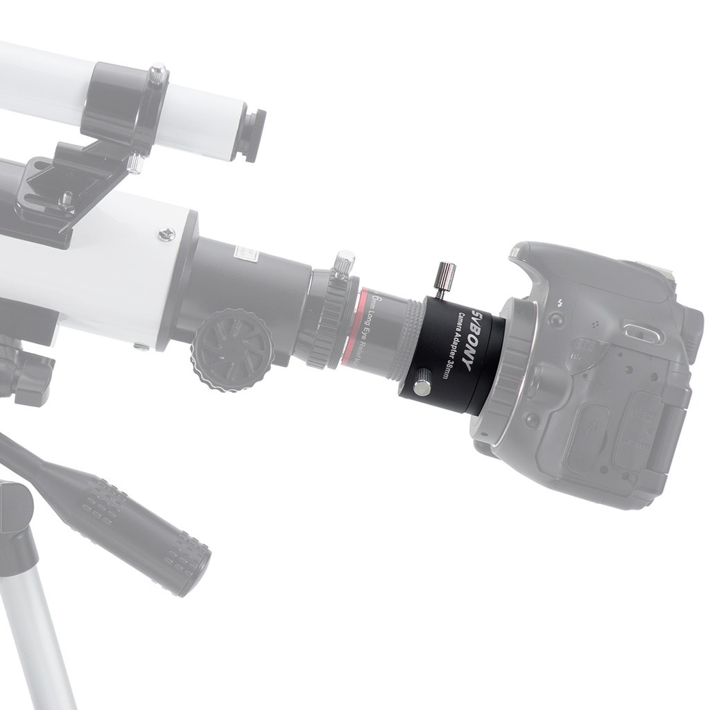 Ngàm Nối Máy Ảnh SVBONY SV186 T2 OD 38mm Cho Chụp Ảnh Thị Kính SLR & DSLR Với Vòng Chữ T Canon/Nikon