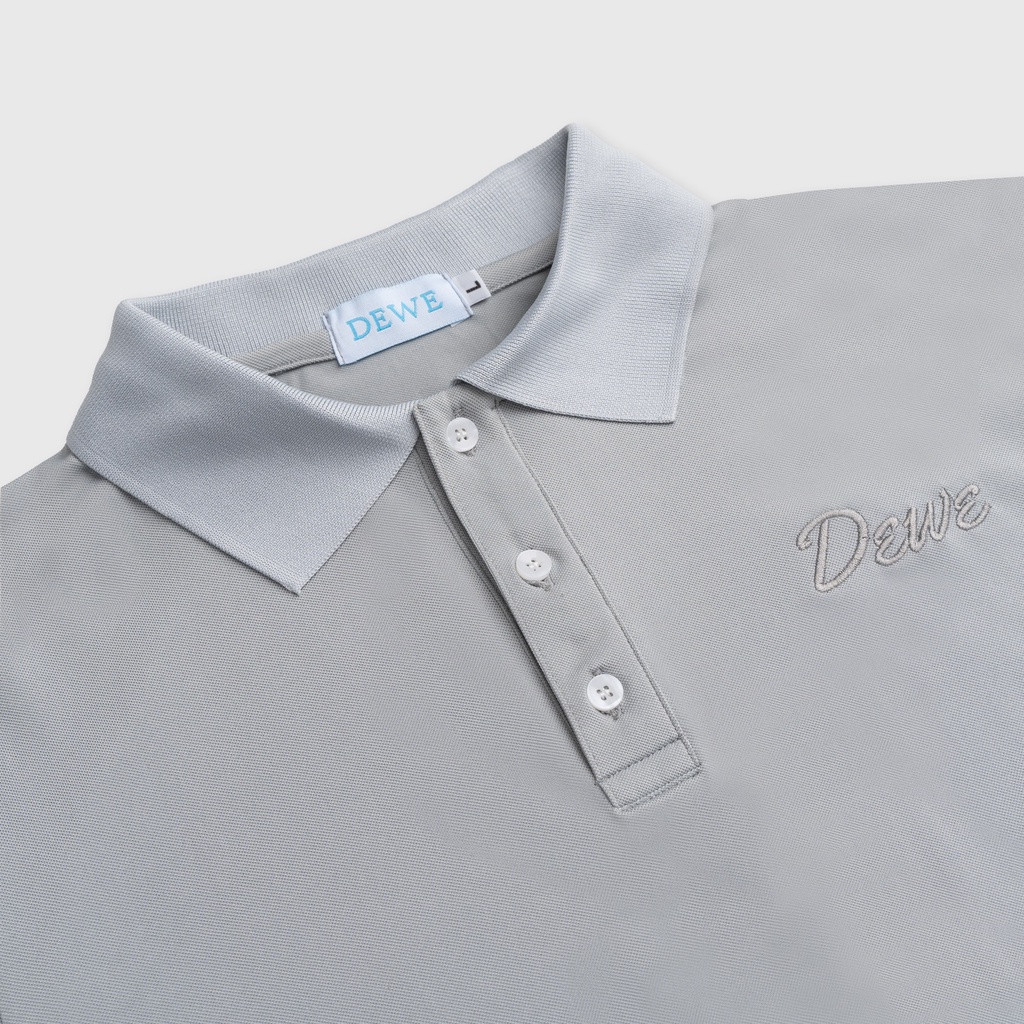 Áo Polo Nam cổ bẻ DEWE basic cộc tay vải cá sấu cotton phong cách trẻ trung chuẩn form nhiều màu