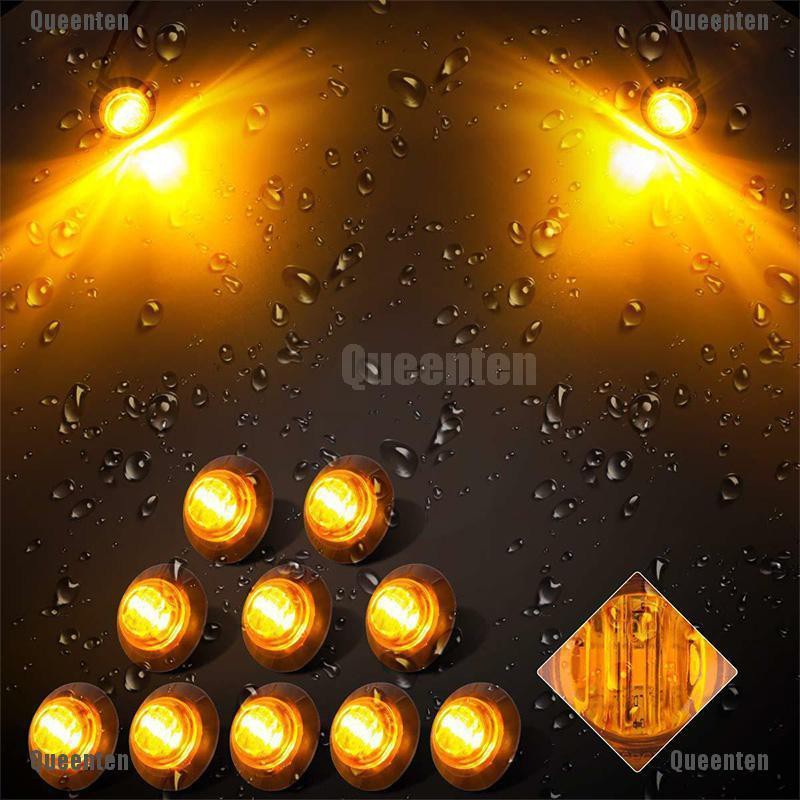 Đèn LED báo bên hông tròn nhỏ 3/4&quot; 12V tiện dụng cho xe tải