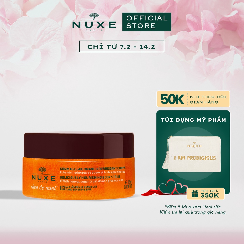 Tẩy tế bào chết Nuxe Rêve de Miel® 175ml