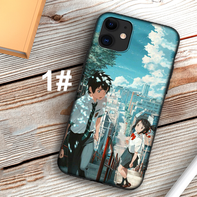 Ốp điện thoại mềm hình your name SH182 cho iPhone XR X Xs Max 6+ 6s+ 7+ 8+ 6 6s 7 8 Plus 5 5s SE 2020