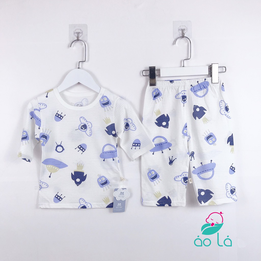 Set đồ lửng cotton tre cho bé trai 10kg-27kg từ 1 tuổi-5 tuổi, đồ lửng cho bé