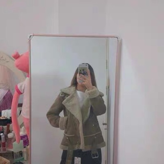 (Săxn nâu XS) Áo da lộn zara xuất xịn (Ảnh thật cuối) | BigBuy360 - bigbuy360.vn