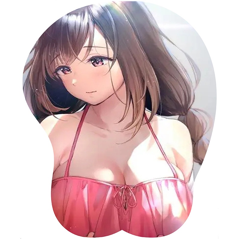 Đệm Lót Chuột Bằng Silicon Hình Anime 3D Có Dây Đeo Cổ Tay Cho Amazon Bán Chạy TDKD