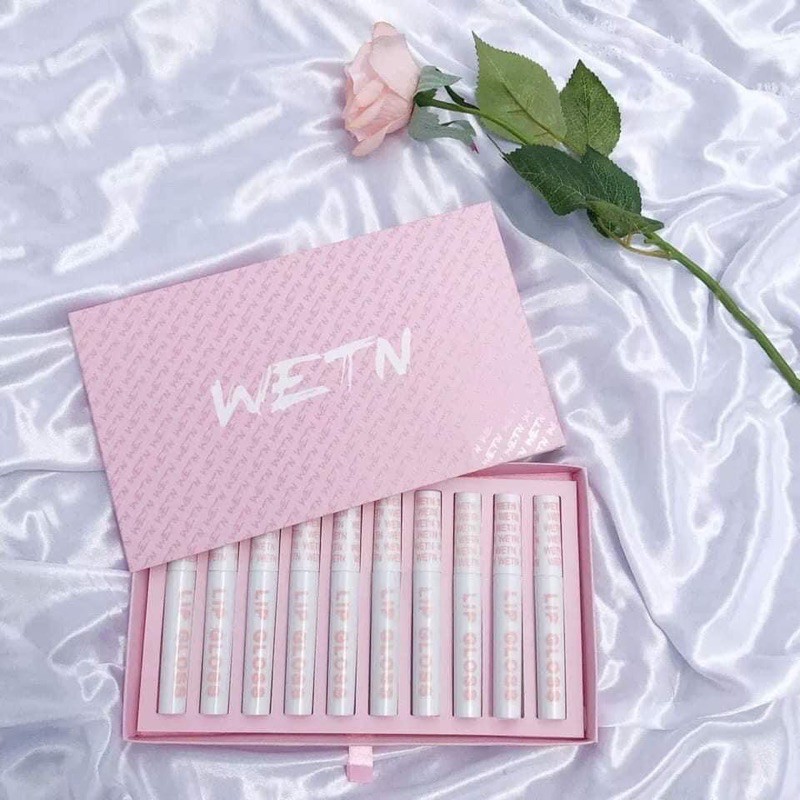 (CHÍNH HÃNG)  SET 10 cây son kem WETN LIP GLOSS | BigBuy360 - bigbuy360.vn