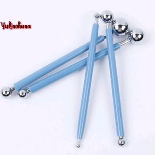 DỤNG CỤ LÀM HOA ĐẤT SÉT, TƯỢNG ĐIÊU KHẮC ĐẦU TRÒN 4 CÂY INOX