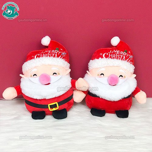 Gấu Bông Ông Già Noel Đội Mũ Cao Cấp Siêu Dễ Thương Kích Thước 20cm