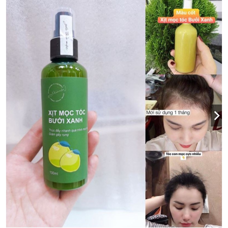Xịt mọc tóc bưởi xanh