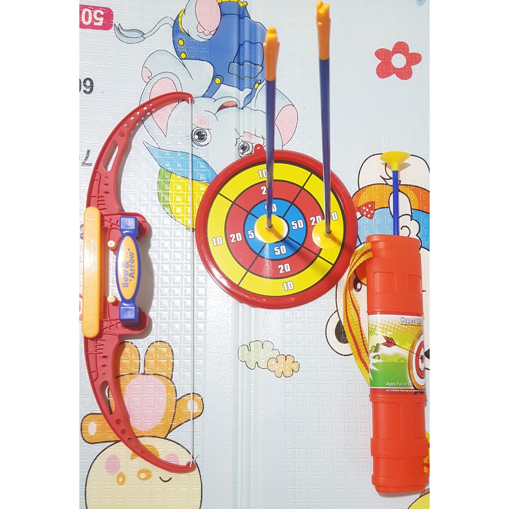 (BÁN LỖ LẤY ĐƠN) Bộ đồ chơi cung tên phù hợp cho cả bé trai và gái trên 3 tuổi phát triển toàn diện bản thân ngay từ bé