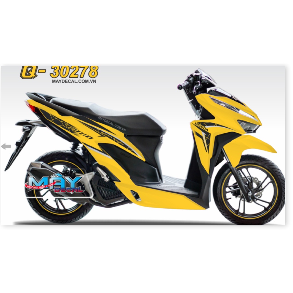 ( Quí khách vui lòng mang ra tiệm cho thợ dán ) Tem vario 150 30278 vàng