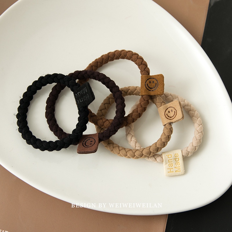 [Bộ 2] Dây Buộc Tóc Dây Cột Tóc Hàn Quốc Màu Cà Phê Phụ Kiện Thời Trang Cho Nữ AB075