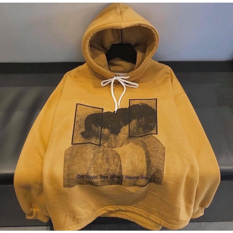 Áo Hoodie nỉ vàng nghệ